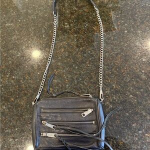 Rebecca Minkoff Black Leather Crossbody Bag